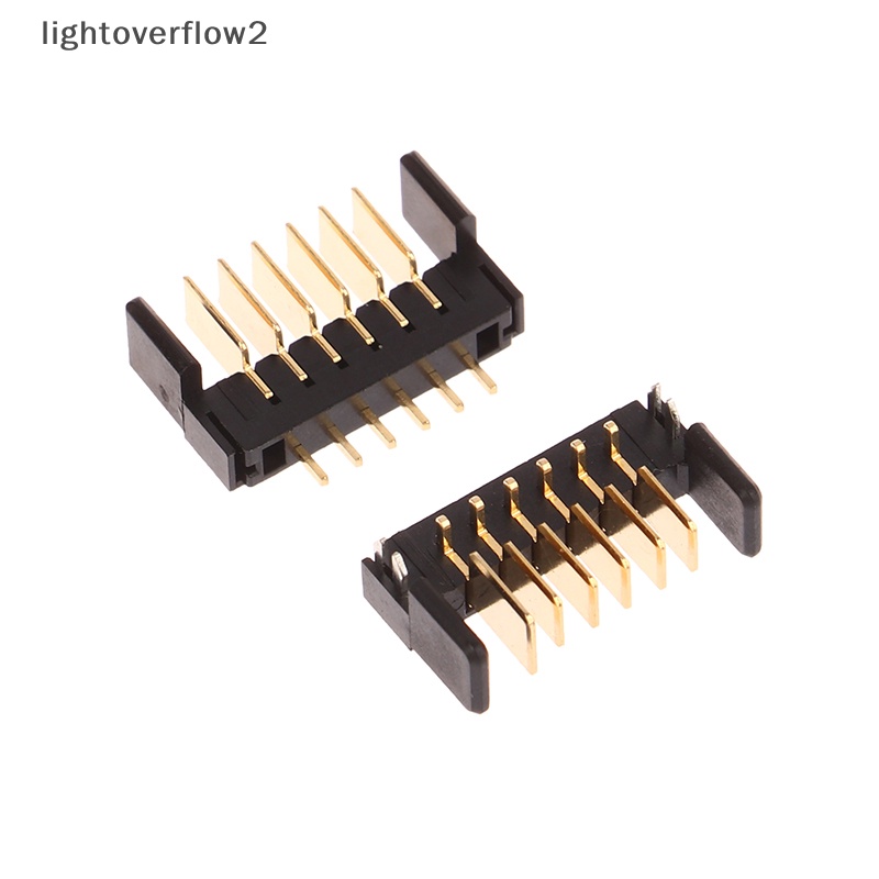[lightoverflow2] 1pc Konektor Laptop 6Pin Pitch 2.0mm Holder Klip Slot Kontak Colokan Male and Female [ID]