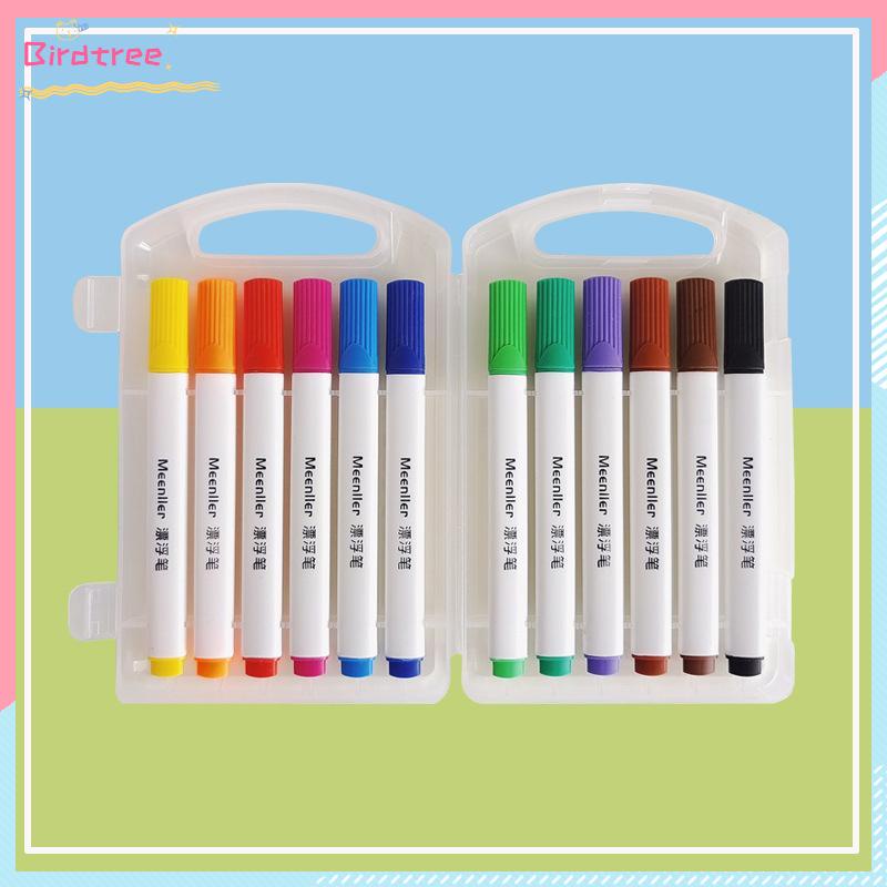 

[Readystock❤️COD]Anak Tinta Mengapung Berwarna-warni Set Pena Tinta Mengambang Lukisan Air Pena Papan Tulis Pena Menyenangkan yang Dapat Dihapus- BS