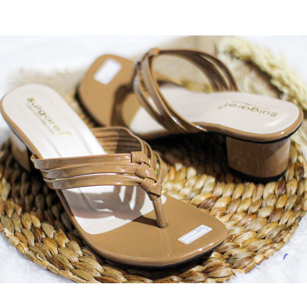 Sandal Heels Wanita Tali Anyam 5cm BR 97