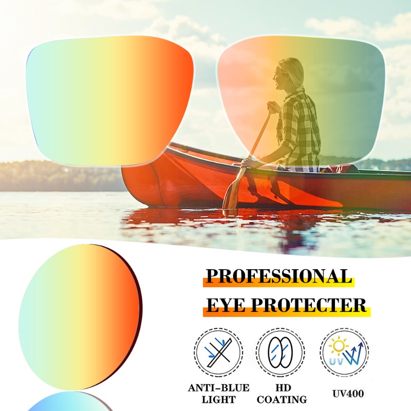 Kacamata Tahan Angin Bersepeda Luar Ruangan Kacamata Olahraga Berubah Warna Serbaguna 4jenis UV400 Polarized Sunglasses Fashionable And Colorful Sunscreen Sunglasses