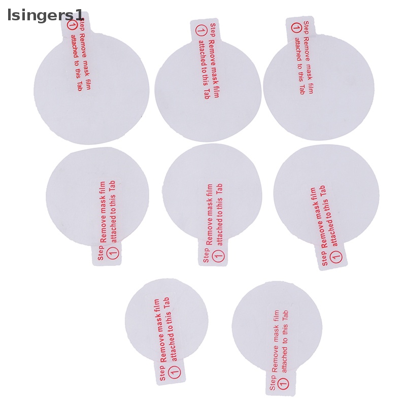 [lsingers1] 1pc Pelindung Layar Tempered Glass Untuk 28.30.34.35.36.37 /38/40mm Butik Jam Tangan Bulat