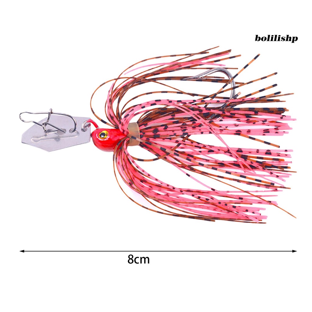 Bo-fishing Rok Umpan Tenggelam Realistis Rotary Metal Plate Reusable Attract Fish Instalasi Mudah Ringan Memancing Umpan Perlengkapan Memancing