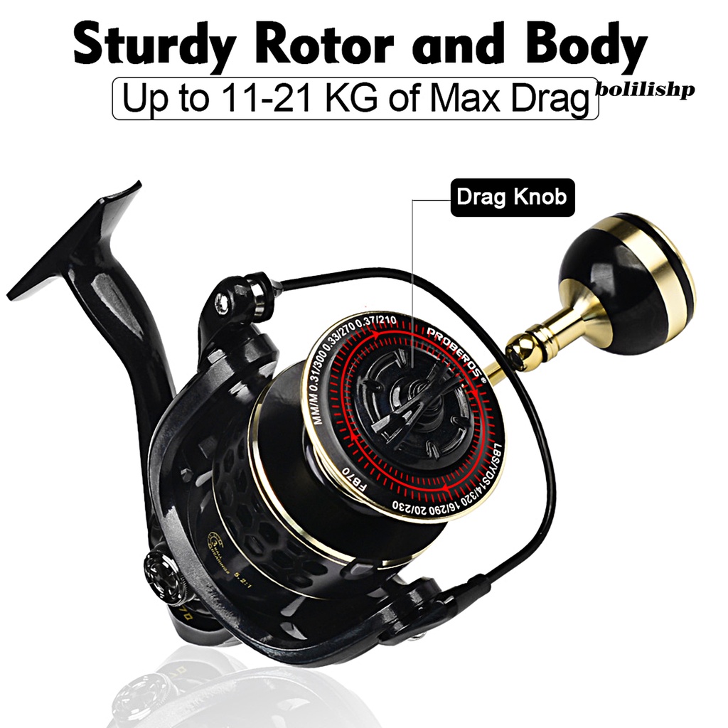 Bo-spinning Reel 3BB Ultra-light Halus Nyaman Grip Portable High-speed Metal Long Casting Sea Fishing Wheel Perlengkapan Memancing