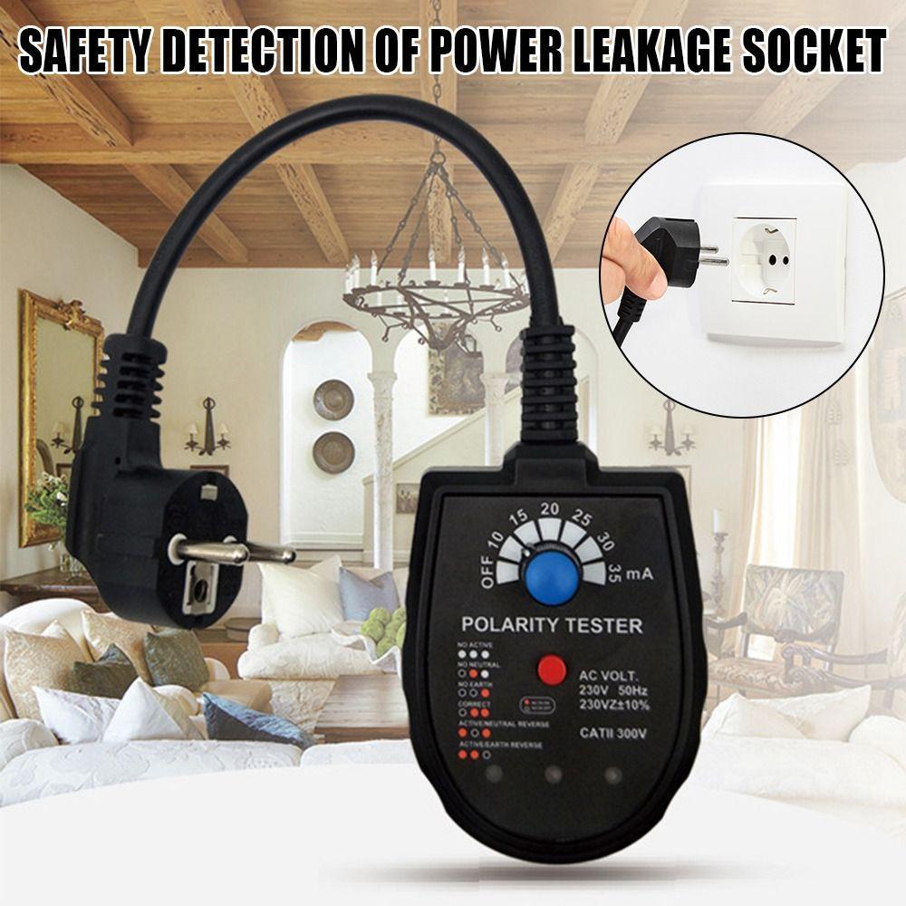 POPULAR Populer Socket Tester Safety Electroscope Detektor Stop Kontak Multi Fungsi