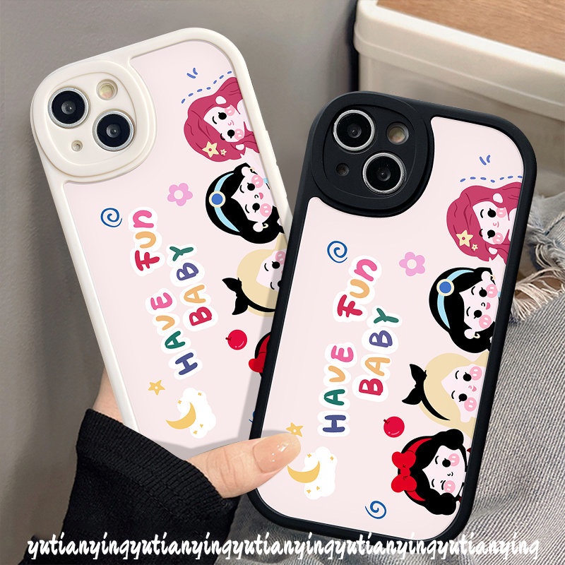 Cute Cartoon Disney Family Princess Casing For Infinix Hot 11s 10s 10T 10 Lite 11 Infinix Note 8 Hot 11 10T 10 10s 11s 9 Play Smart 6 5 Lovely Happy Fun Baby Soft Tpu Cover