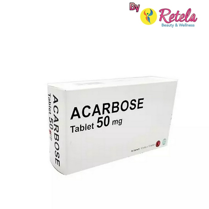 ACARBOSE 50MG 1 STRIP 10 TABLET