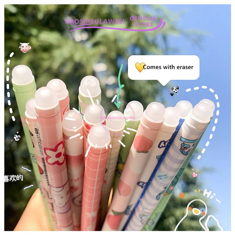 

COD Pulpen Gel Tinta Bisa Di hapus - Bolpoin Gel Erasable grosirsulawesi Makassar