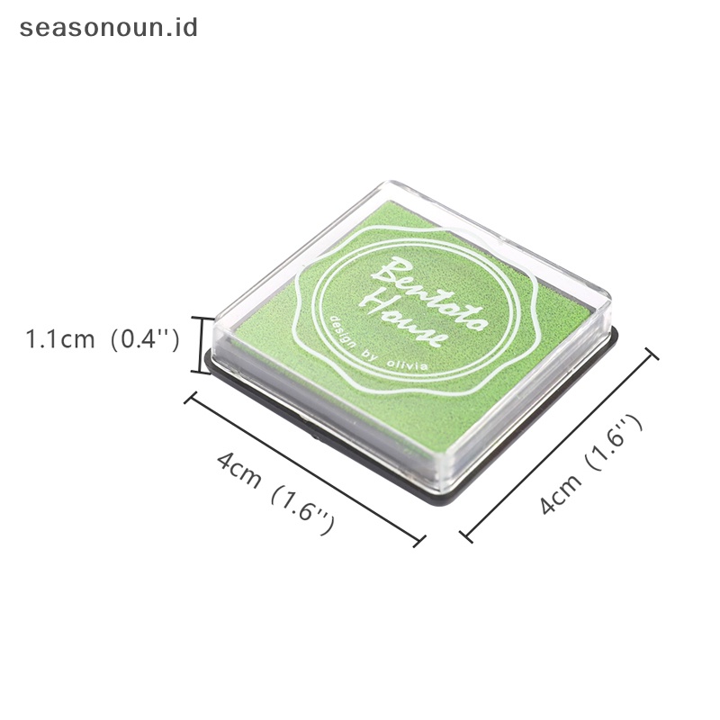 Seasonoun 20PCS Giant Ink Pads Multi-Warna Stamp Pads Untuk Kerajinan DIY Scrapbooking Ink Pad.