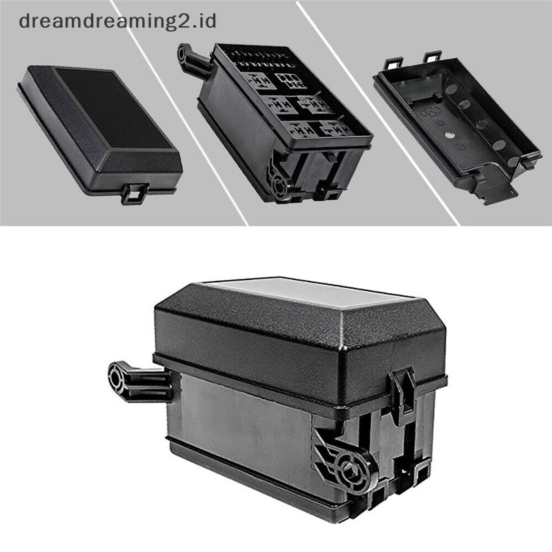 (drea) Mobil 12slot Relay Kotak 6tac/ATO 6loyang Bilah Standar Fuse Holder Block//