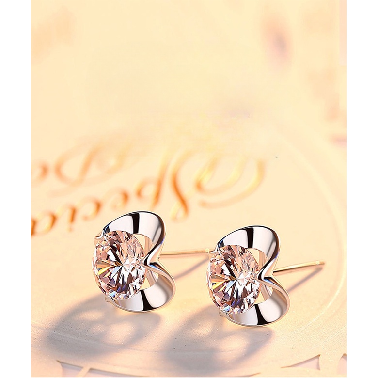 Goldkingdom Fashion Perhiasan Aksesoris Ready Stock Bunga Rusa925Tremella Kuku Segar Elk Anting Kepala Hadiah Perempuan