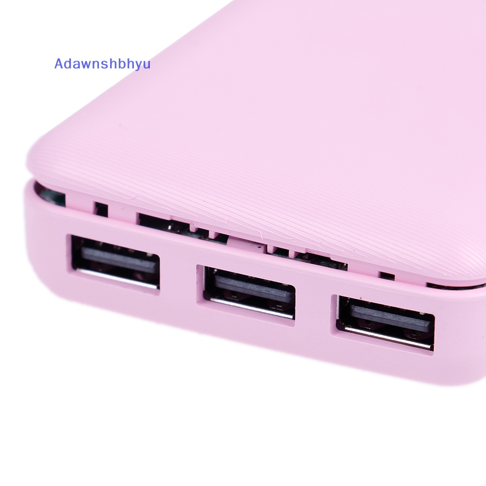 Adhyu Casing power bank DIY 3usb 3x18650 charger external box ID