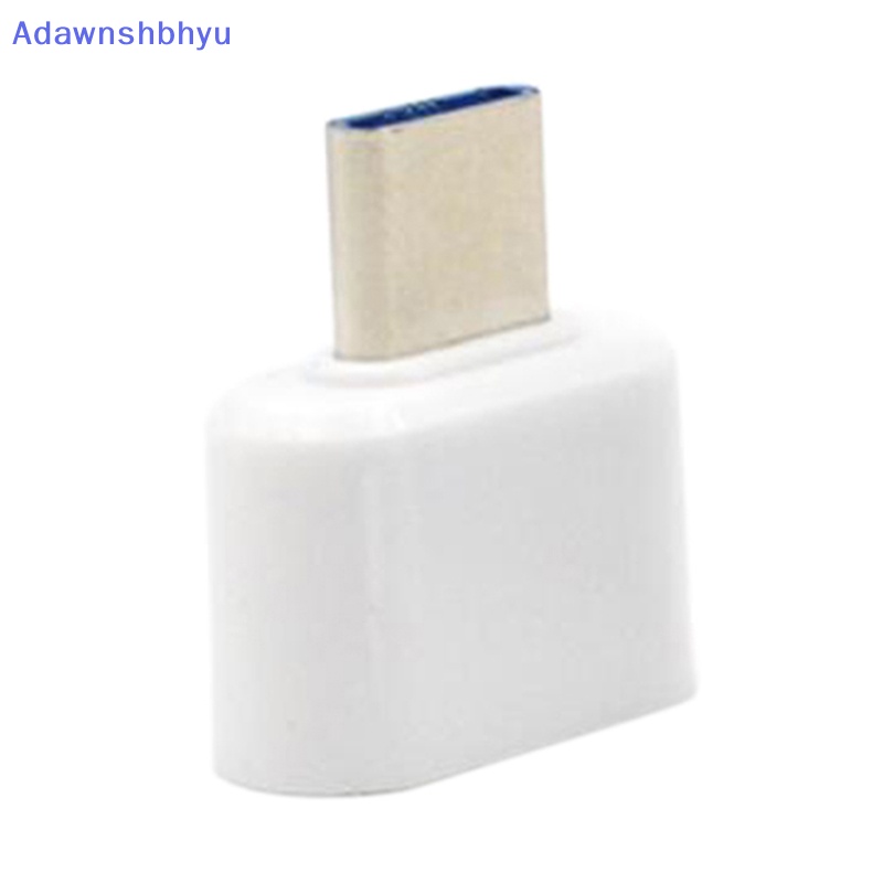 Adhyu 2pcs Adaptor Data Converter OTG USB Tipe C Male To USB 2.0 Female Untuk ID Telepon