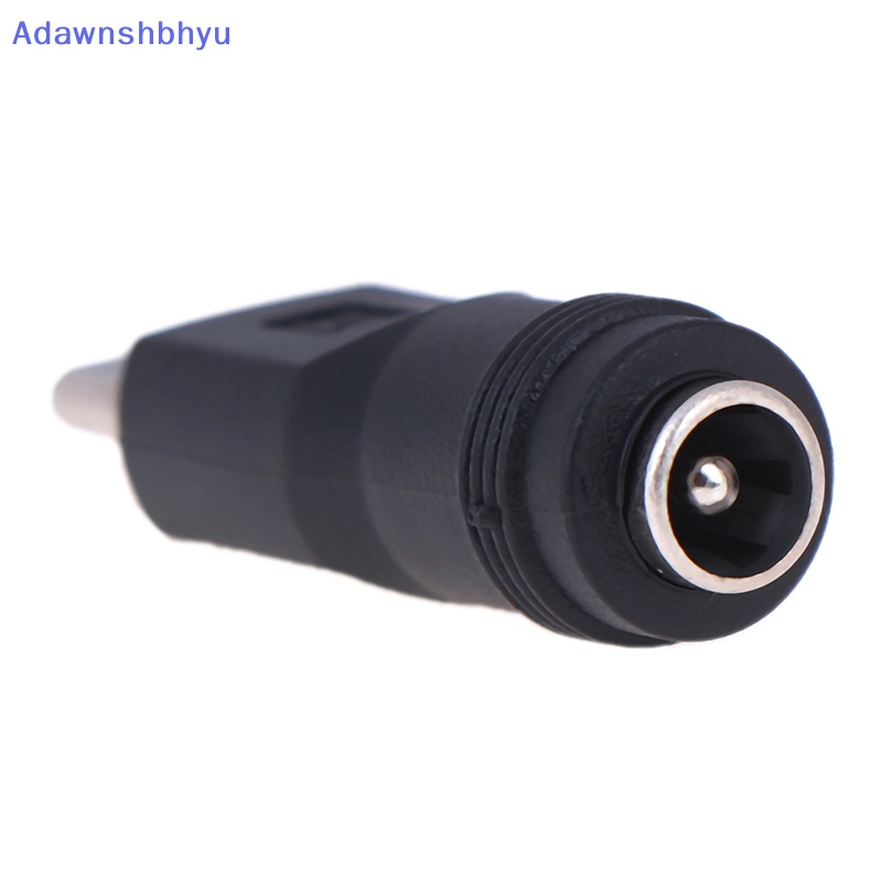 Adhyu 1pcs jack Female 5.5*2.1mm Ke Type-C 3.1 Male Plug 90per180derajat DC Adaptor ID