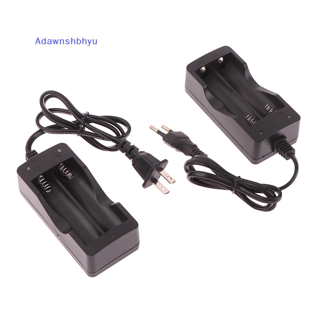 Adhyu 1Pc 2slot 18650 Charger Lithium Li-ion Rechargeable Charger ID