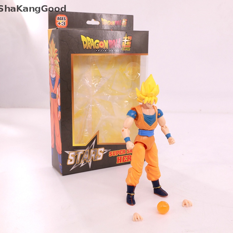 Mainan Model Koleksi Action Figure PVC SKID Dragon Ball Goku Vegeta Untuk Hadiah Anak SKK