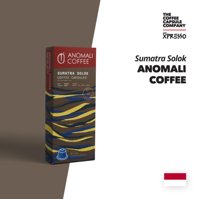 

Anomali Coffee - Sumatra Solok - Nespresso Compatible - 1 pcs