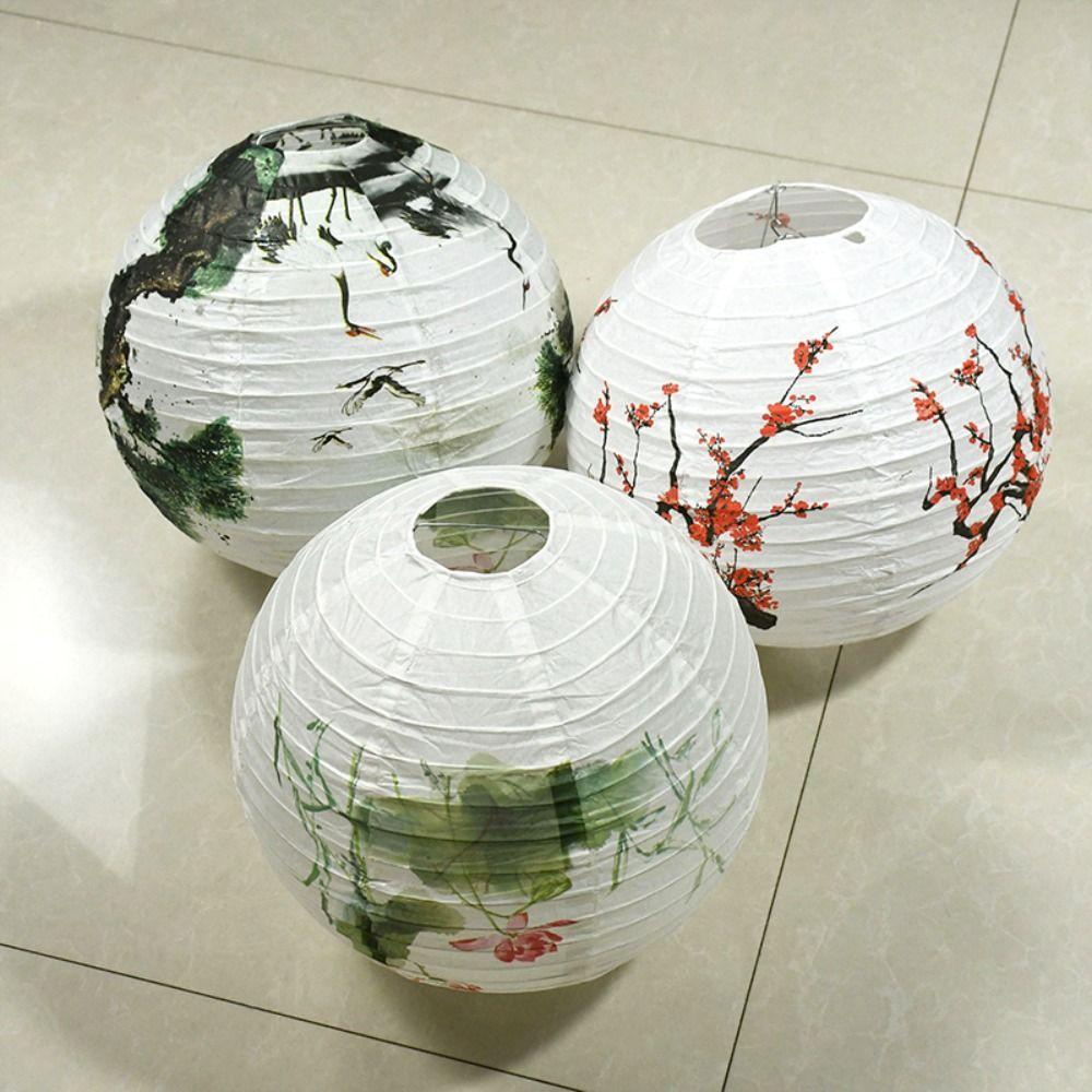 [Elegan] Lampu Bulat Kreatif DIY Tk Hanfu Senada Hari Nasional Candi Adil Dekorasi Festival Pesta Mainan Hadiah Kap Lampu
