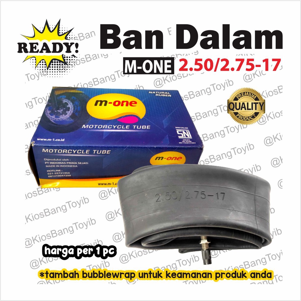 Ban Dalam Motor Ring 17 2.50/2.75-17 Ban Luar 80/90-17 (M-One)