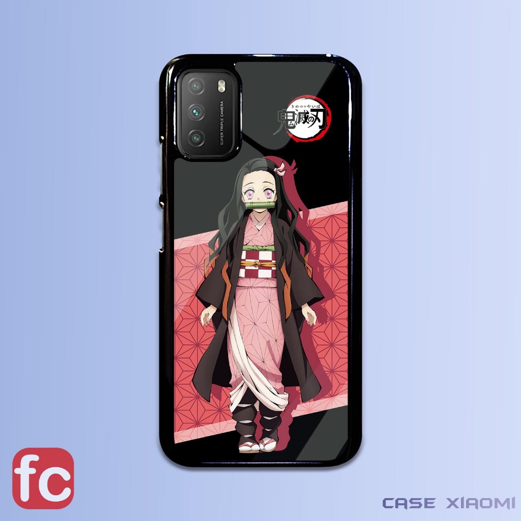 Case Glossy HD Xiaomi Poco m3 4G Redmi 9T [FR54] Anime Girl Nezuko Aesthetic Casing Redmi 9t Poco m3
