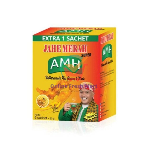 

AMH Jahe Merah Super Box 20g minuman jahe sule