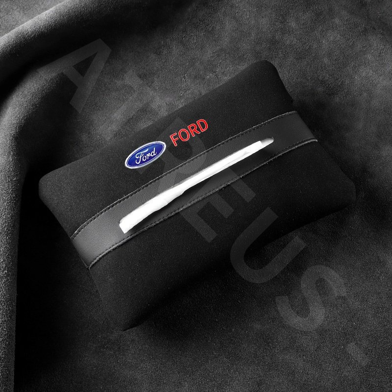 Ford Car Tissue Storage Bag Car Seat Armrest Box Kotak Handuk Kertas Untuk Ford Fiesta Ranger Ecosport Focus Everest Mustang Escape