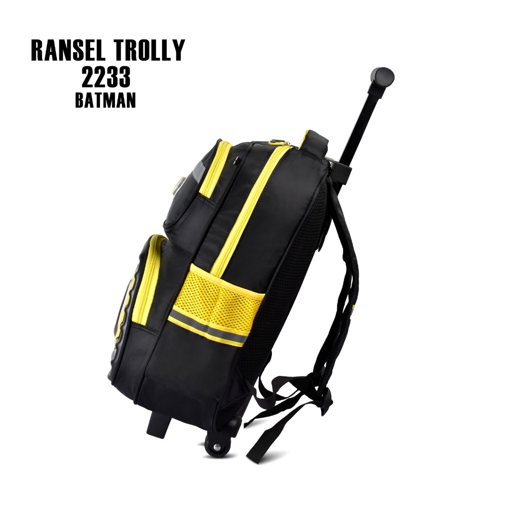 (RF) Tas Lampu Trolly 2233 Tas Sekolah Anak Cowok Sekolah Motif Batman,Captain America,Iron Man,Spiderman