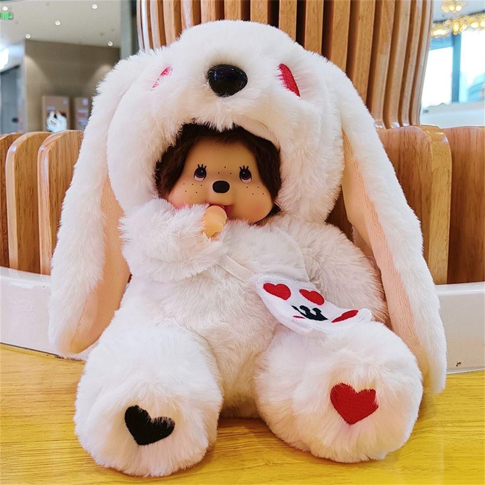 Lanfy Monchi Mainan Mewah Kawaii Anak Hadiah Doraemon Linabell Plushies Totoro Pikachu Boneka Boneka Monchi Boneka Mainan