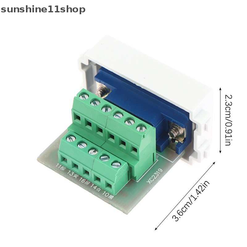 Sho Free Solder 15pins Modul Slot PC VGA Soket Komputer Kualitas Bagus Untuk Panel Dinding N