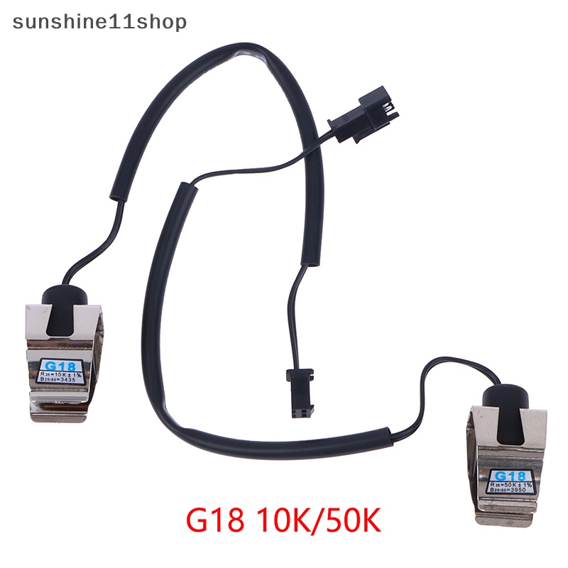 Sho 10K 50K G18 Penjepit Tabung Tempel Dinding Type NTC Sensor Suhu Probe Head N