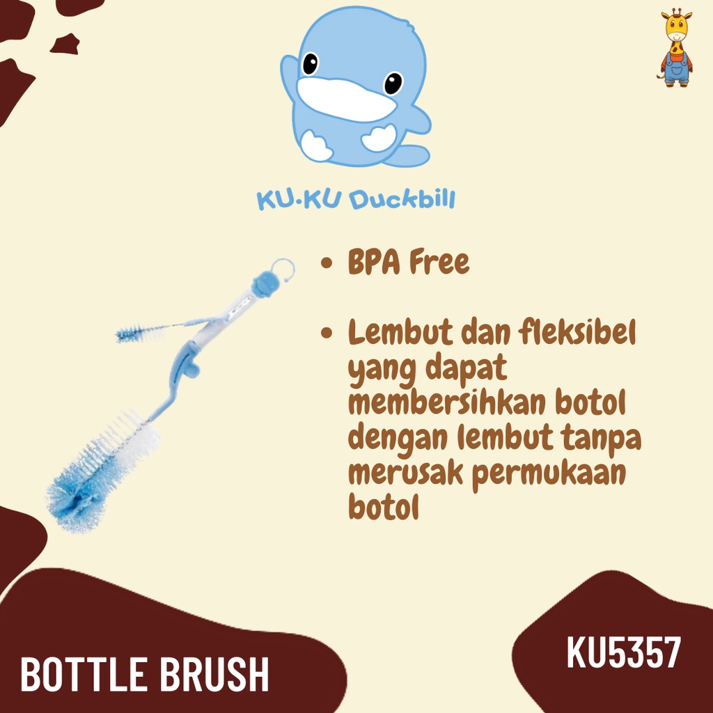 Kuku Duckbill Bottle Brush KU5357 / Sikat Botol Susu