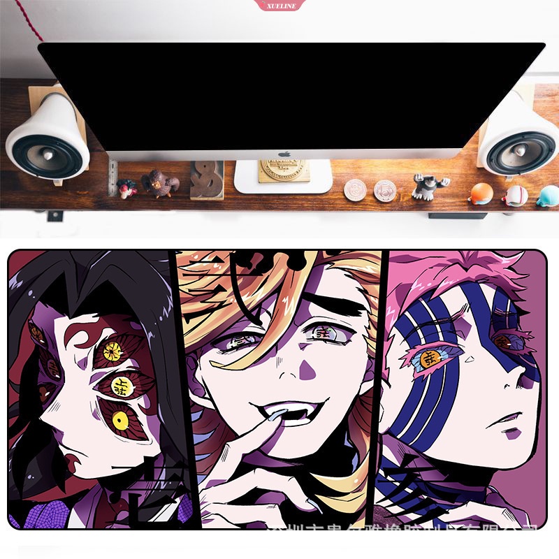 Mouse Pad Demon Slayer Alas Meja Mousepad Komputer Alas Keyboard Big Desk Pad 300 * 600 * 2alas Mouse Gamer Besar Mausepads Mouse Mat [ZXL]