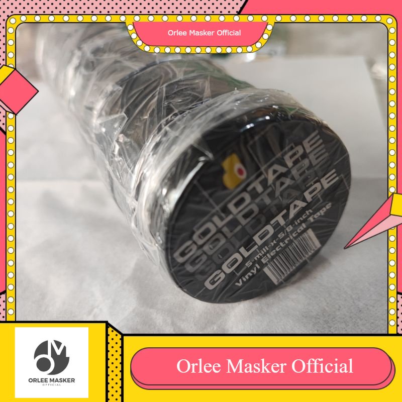 

isolasi hitam listrik GOLD TAPE 1 SLOP (10 ROLL)