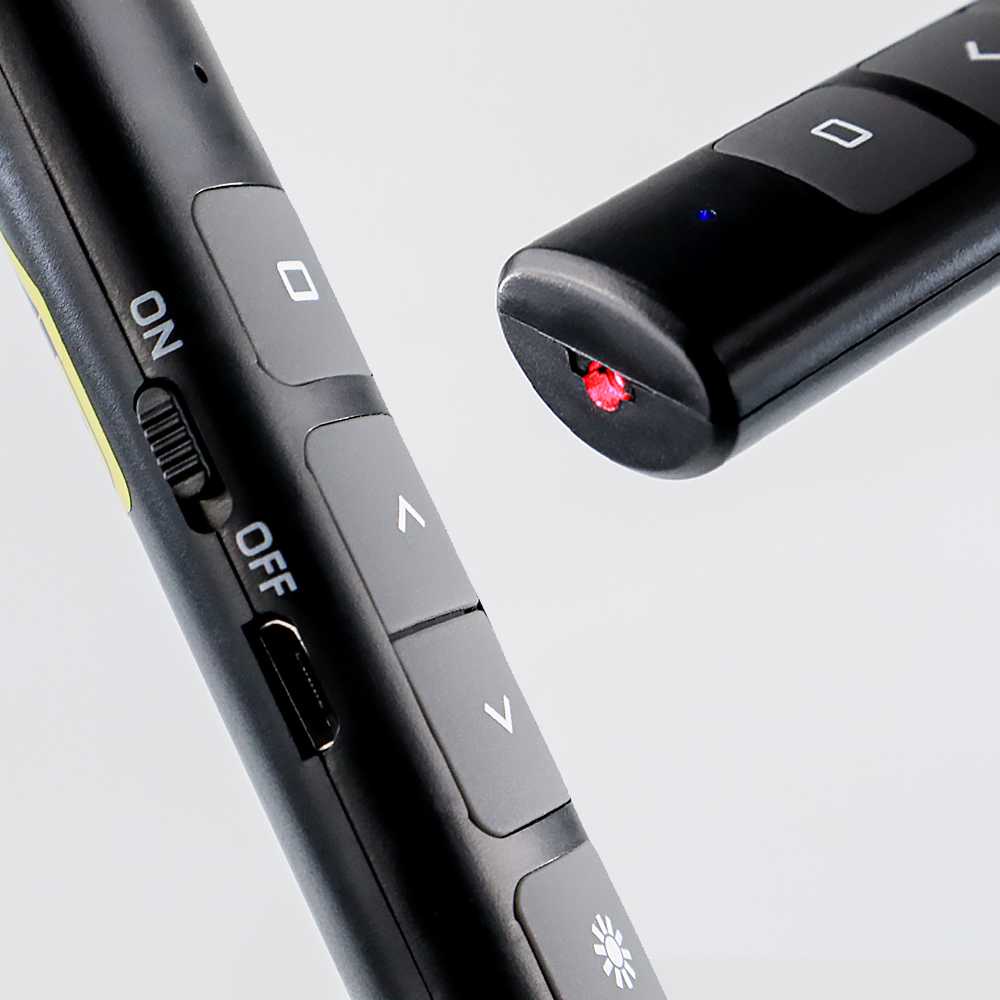 Taffware Laser Pointer Presentasi Pen Remote Wireless 200 Meter 2.4GHz - QS-216