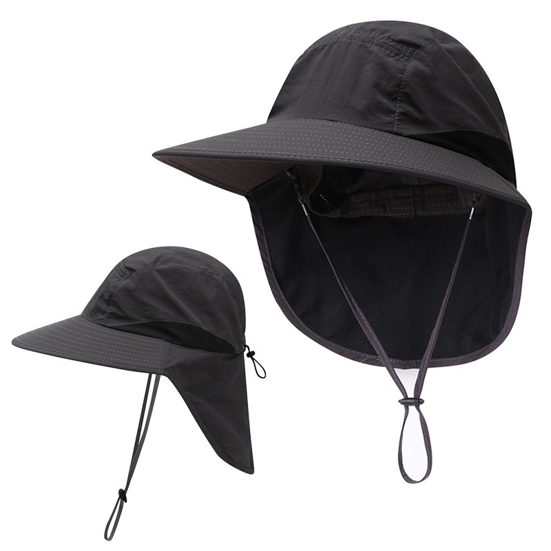 Topi Pelindung Matahari Nelayan Laki-Laki Musim Panas Topi Memancing Gunung