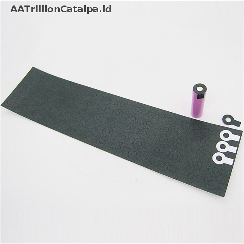 Aatrillioncatalpa 70pcs 18650 Insulag Pad Protection Gasket Kertas Barley Single Pad ID