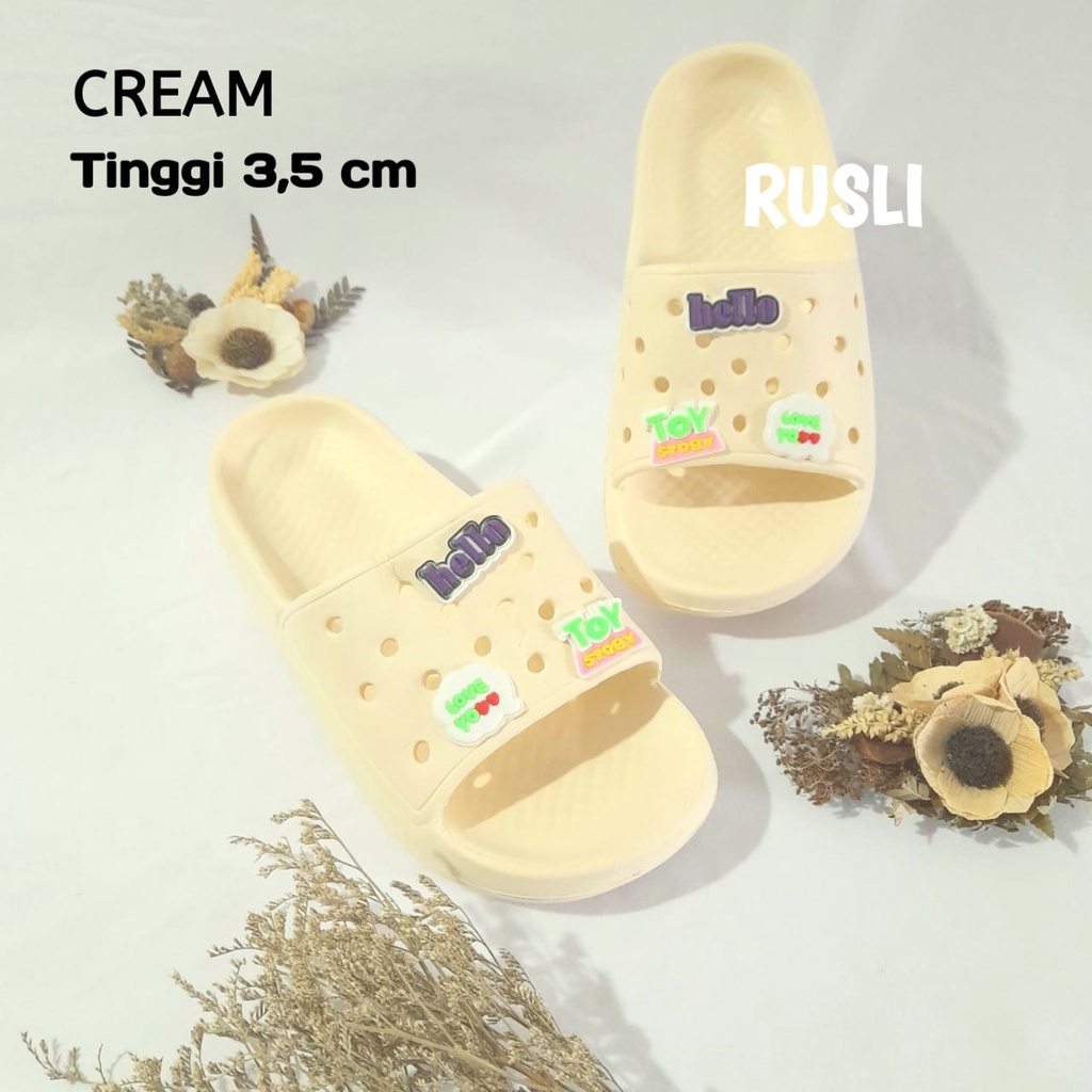 Sandal Santai Wanita Sweet Kokop Tebal Balacca 061L