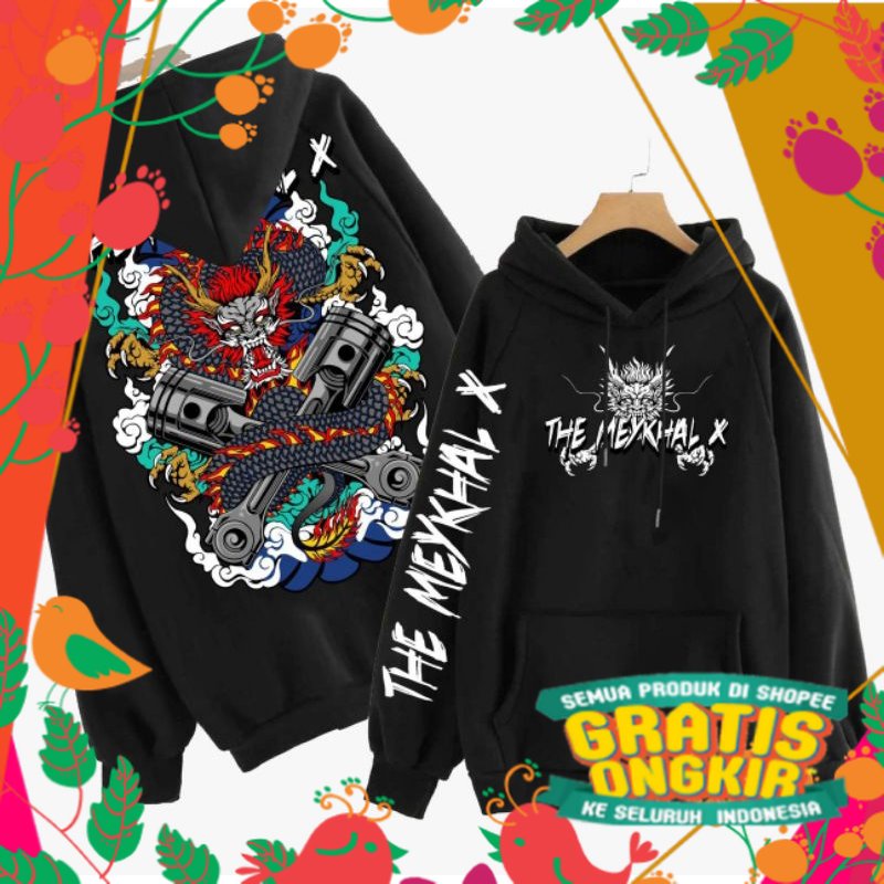 HOODIE PRIA SUNMORI ORIGINAL THE RIDDICK -  HOODIE DISTRO PRIA BLACK - JAKET SUNMORI HOODIE UNISEX/ 