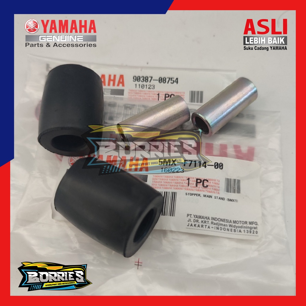 KARET BOSH ENGINE MOUNTING AYUNAN MESIN MIO SPORTY SMILE SOUL FINO KARBU NUOVO ORI 5MX-F7114-00 9038