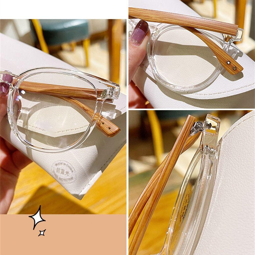 Lily Myopia Kacamata Frame Wanita Komputer Round Eyeglasses