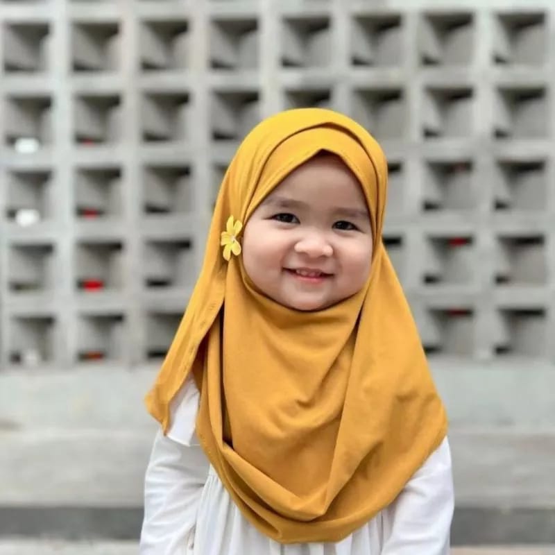 PASHTAN BUNGA / PASHMINA INSTAN ANAK