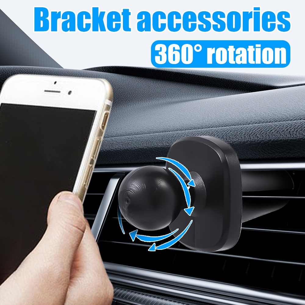 Gravity Self-Locking Phone Mount Stabil Dudukan Ponsel Mobil Lubang Angin Klip GPS Stand Bracket Universal Klip Outlet Udara Mobil Aksesoris Interior Mobil