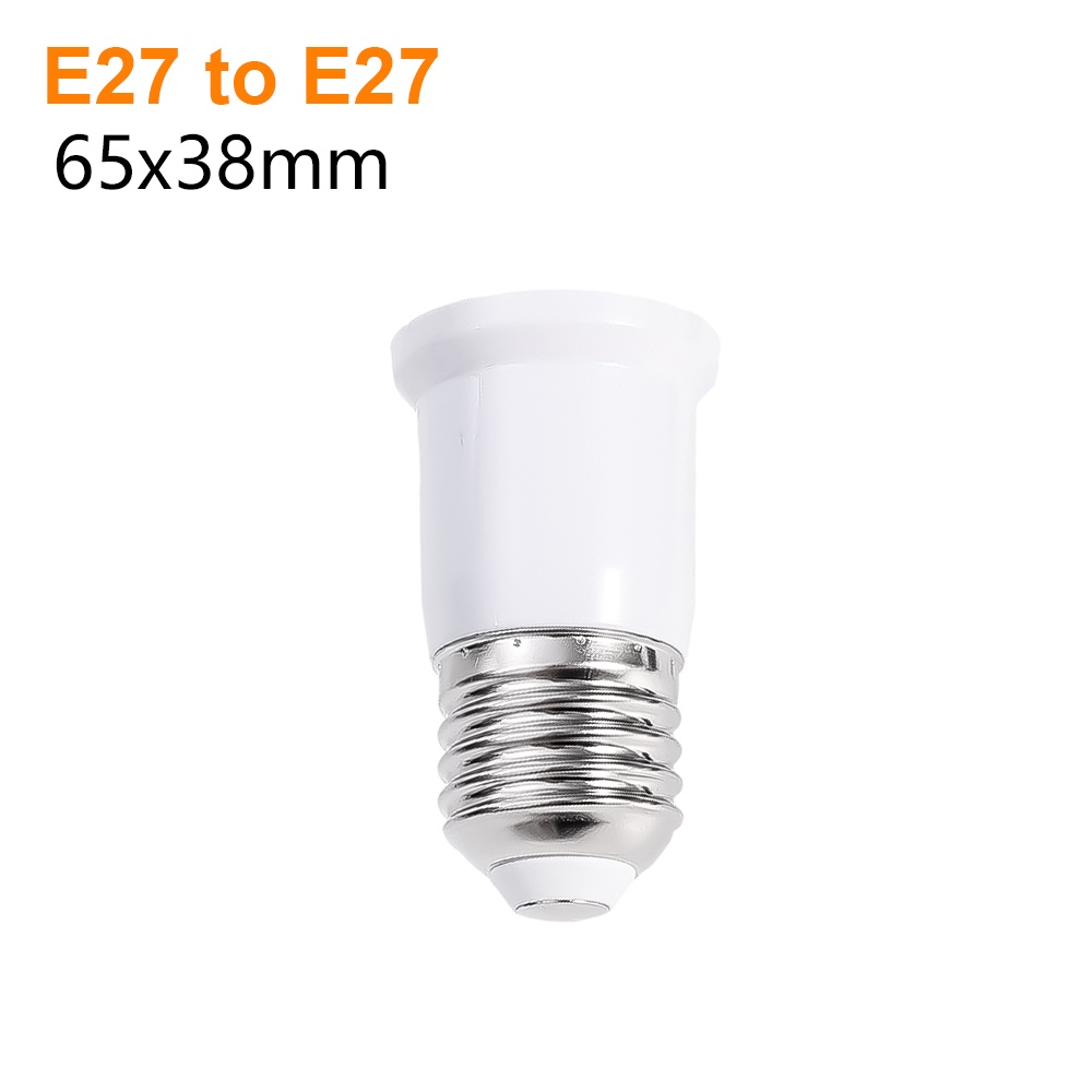 Stop Kontak Ekspanding Bohlam E27 Ke E27/Konektor Adaptor Lampu Hemat Energi/Holder Socket Lampu Bohlam Universal