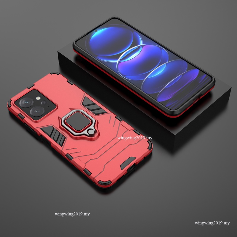 Shockproof Armor Case Untuk Xiaomi Poco X5 Pro 5G Cases Stand Holder Magnetic Phone Back Cover Untuk Pocophone Poco X5 Tritone