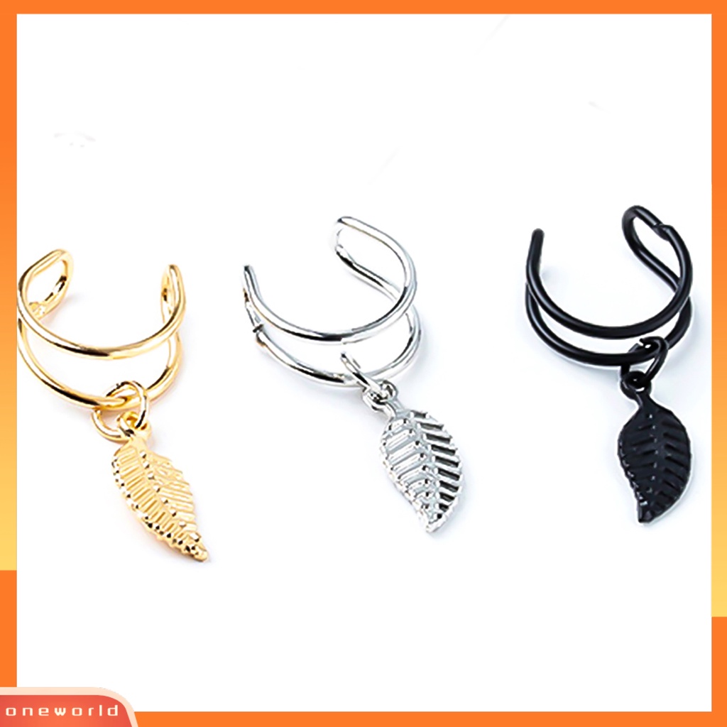 [WOD] Anting Tusuk Bentuk U Bahan Metal Hollow-Out Gaya Untuk Ulang Tahun