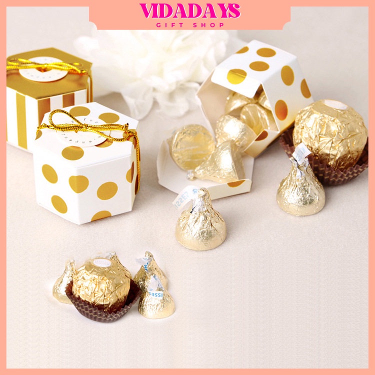 

VIDADAYS MINI GIFT BOX SPOT KOTAKN CORAK POLKADOT / KOTAK KADO POLKA / HAMPERS HADIAH KADO KEMASAN