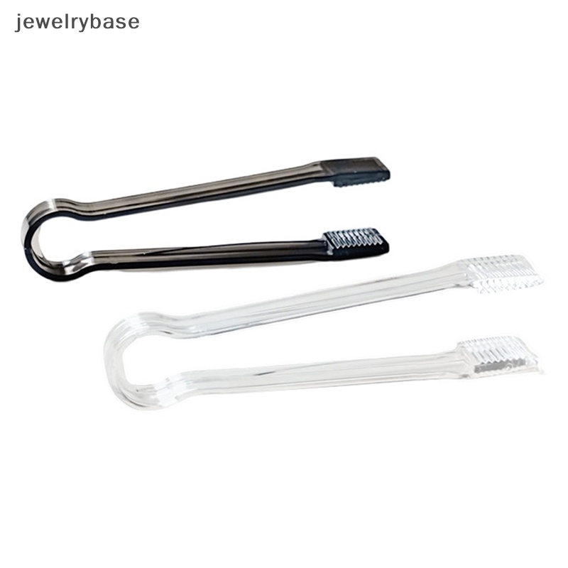 [jewelrybase] 1pc Penjepit Es Dapur Plastik Makanan Serving Tong Cube Sugar Clip Grabber Boutique