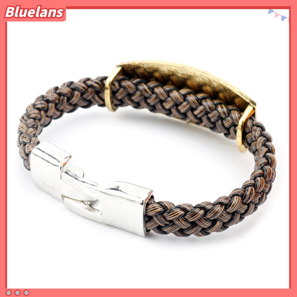 [BLS] Unisex Thanos Gauntlet Power Stone Braided Strap Bracelet Hadiah