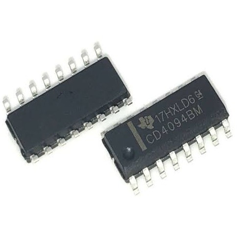 5 Buah 5pcs CD4094BM Sop-16 SMD CD4094 CD 4094 4049BM IC 8-bit Shift Register 16 Pin