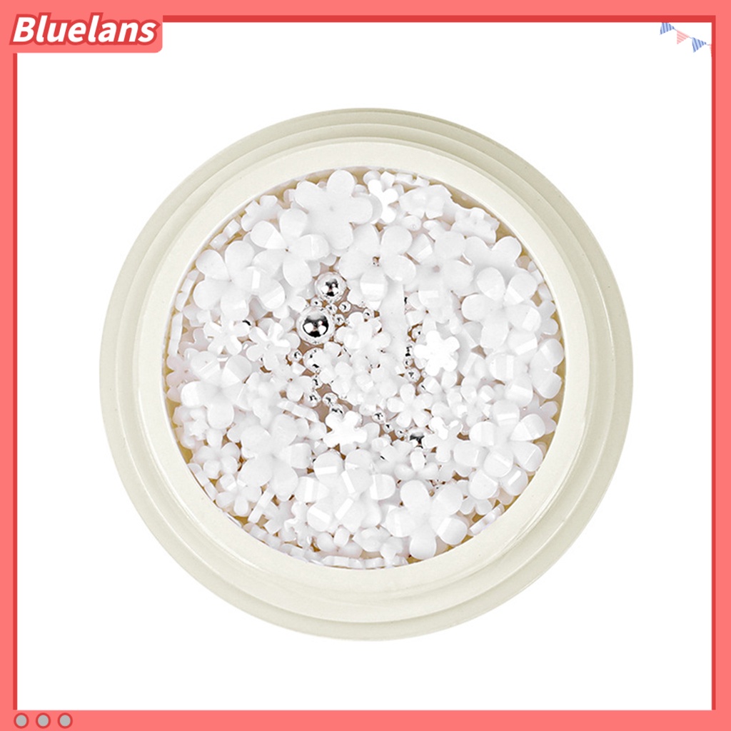 [BLM] 1kotak Hiasan Kuku Mudah Di Aplikasikan Resin 5kelopak Bentuk Bunga DIY Nail Decal Manicure Tool Untuk Digunakan Di Rumah