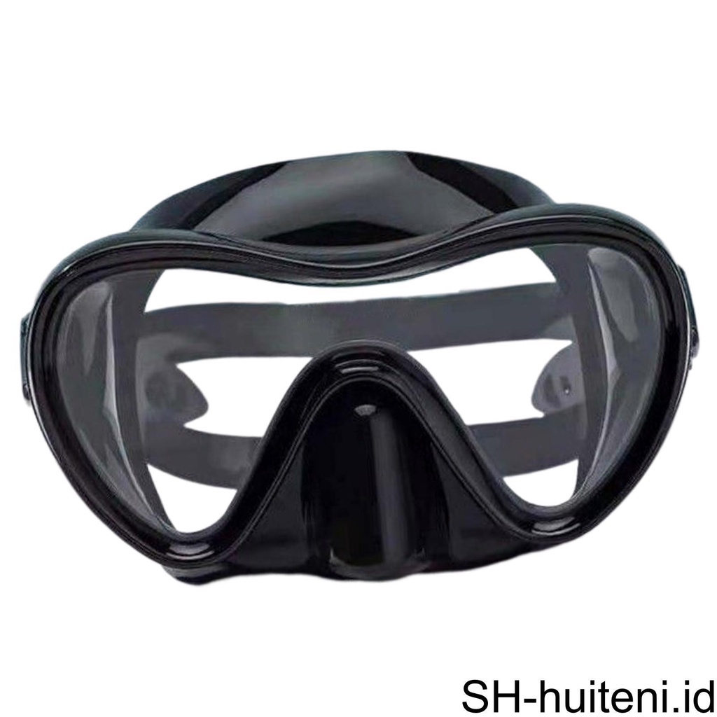 Masker Diving Dewasa Gratis Anti Bocor Ada Kacamata Hitam Fogging Diving Scuba